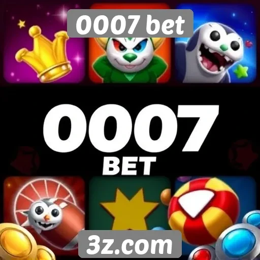 Variedade de jogos disponíveis na plataforma 0007 bet